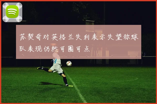 苏契奇对英格兰失利表示失望称球队表现仍然可圈可点